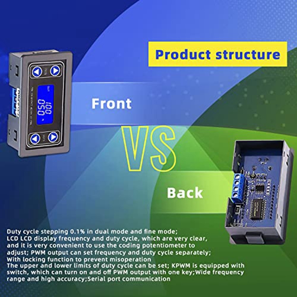Adjustable Signal Generator, PWM Pulse Frequency Duty Cycle, Square Wave6968