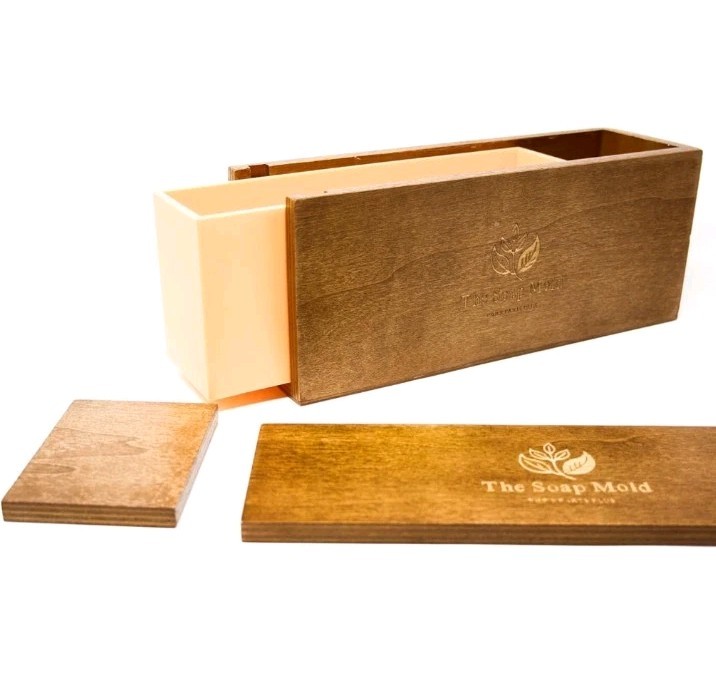 Soap Mold Silicone &Birch Wood