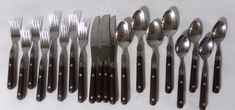 Washington Forge Mid Century Modern Flatware Lot 20 Pieces