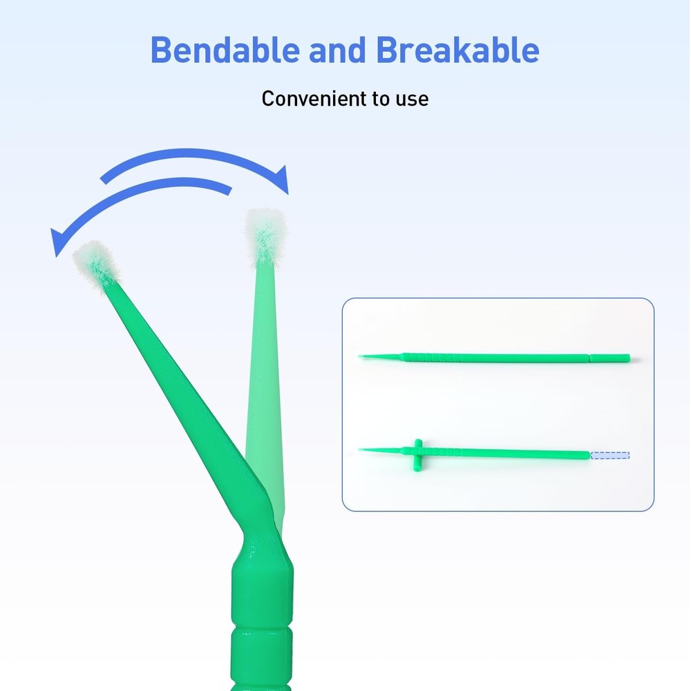 400pcs Dental Micro Applicators Brushes Fine, Disposable Microswabs