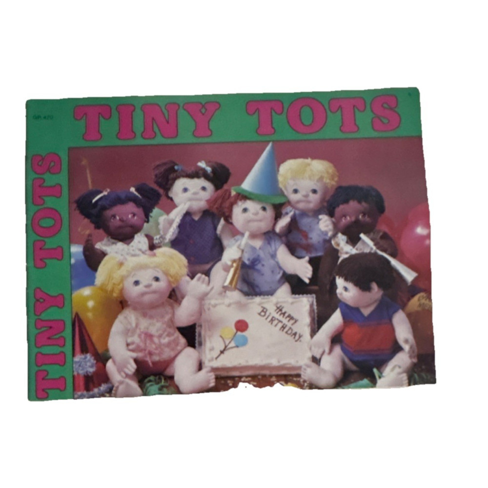 Tiny Tots Doll Sewing Pattern Vintage Original Booklet & Instructions