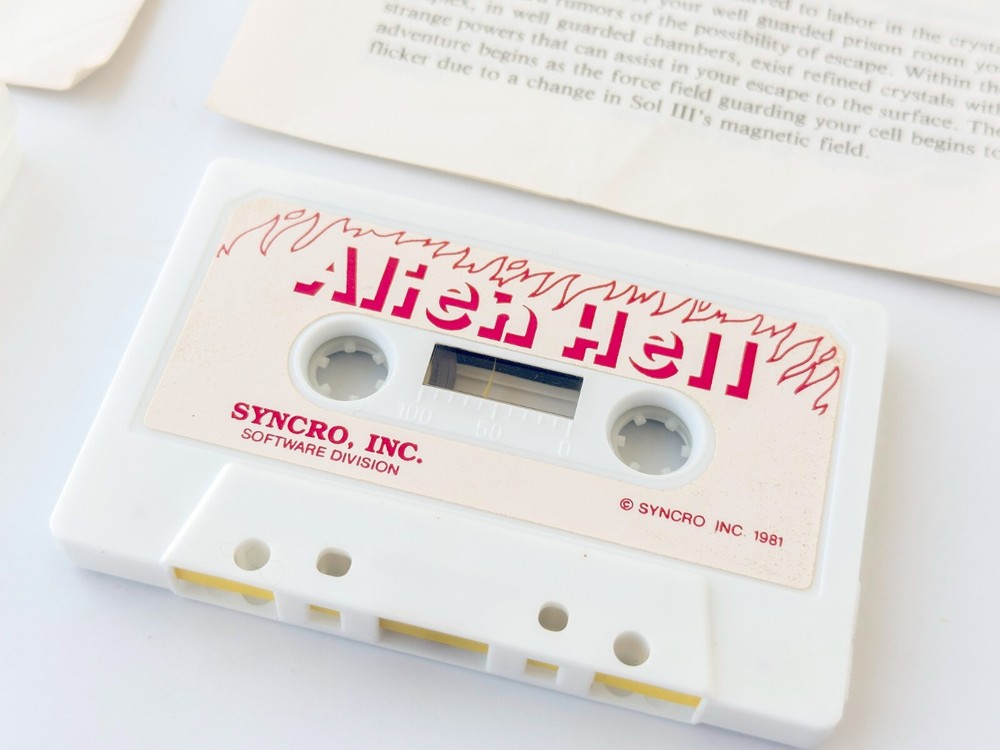 Alien Hell - Syncro, Inc - 1981 / Atari 400/800