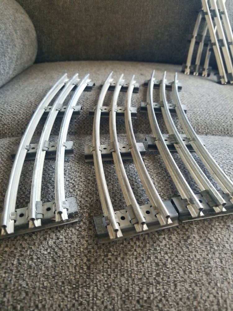 5 Vintage K Line Train Tracks 3 Rail