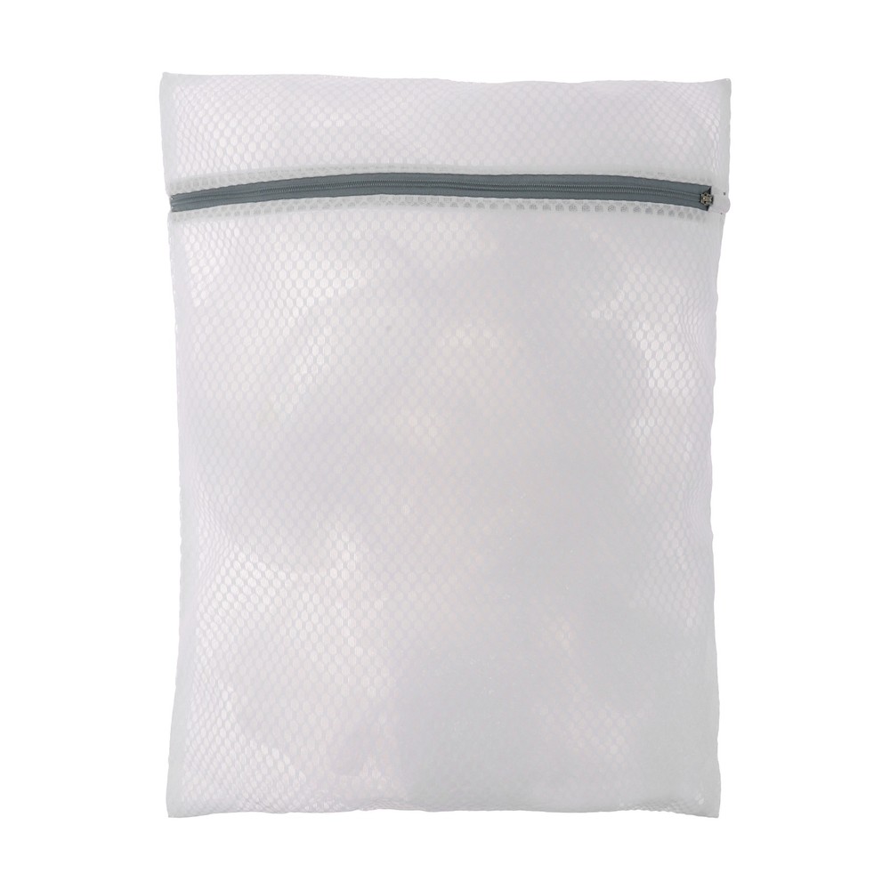 Cellular Network Laundry Bags for Laundry Room White Gray