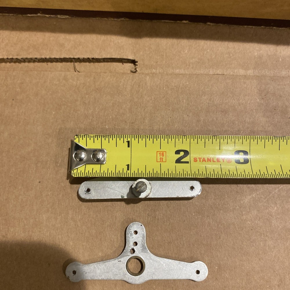 MODEL AIRPLANE BELLCRANKS, 3 ASSORTED, UNKNOWN MANUFACTURER, NO HARDWARE,