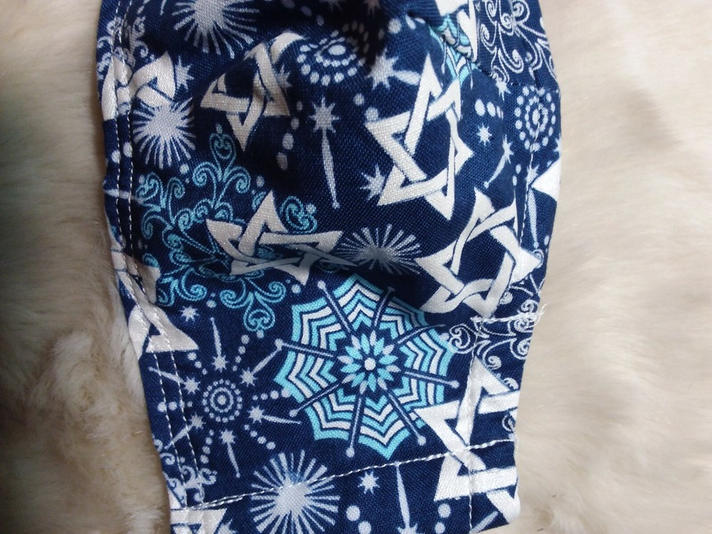 Hanukkah Cotton Face Mask Large