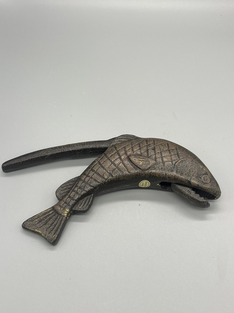 Vintage MCF Salmon / Fish Cast Iron Nut Cracker.
