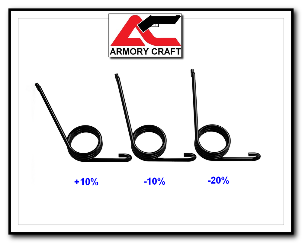 Sig Sauer P320 Action / Trigger Pull Reduction Spring Tuning Kit by Armory Craft