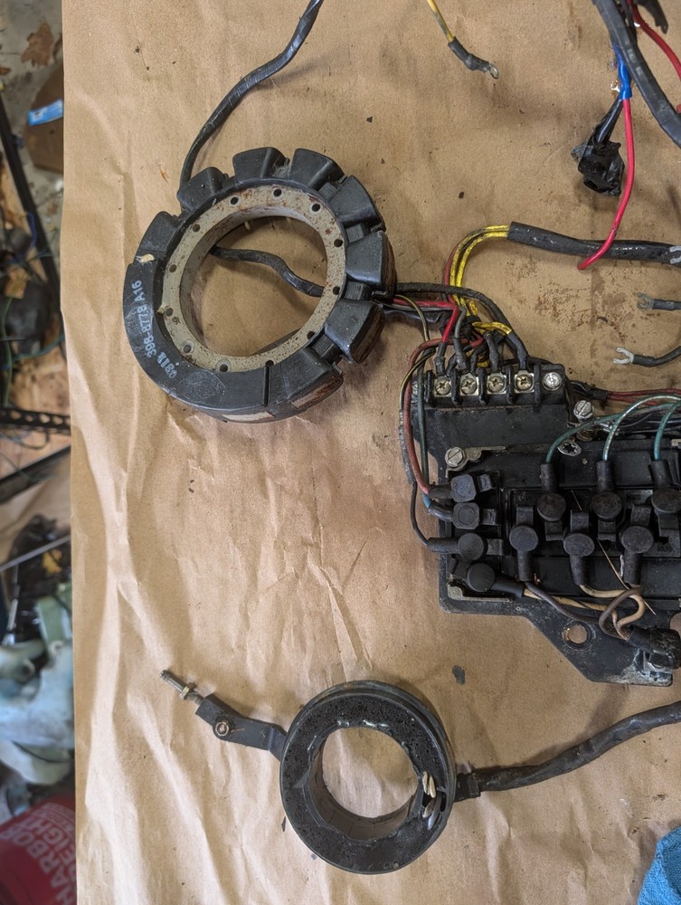 Force 90 HP Electrical Ignition 1994 Coils Stator Trigger Rectifier