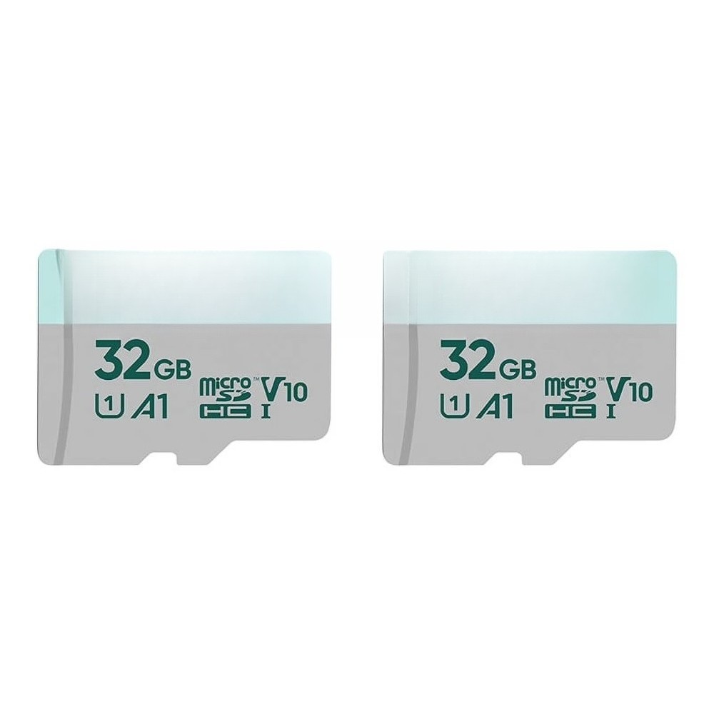 32GB Class 10 U1 MicroSDHC Flash Memory Card 2-Pack