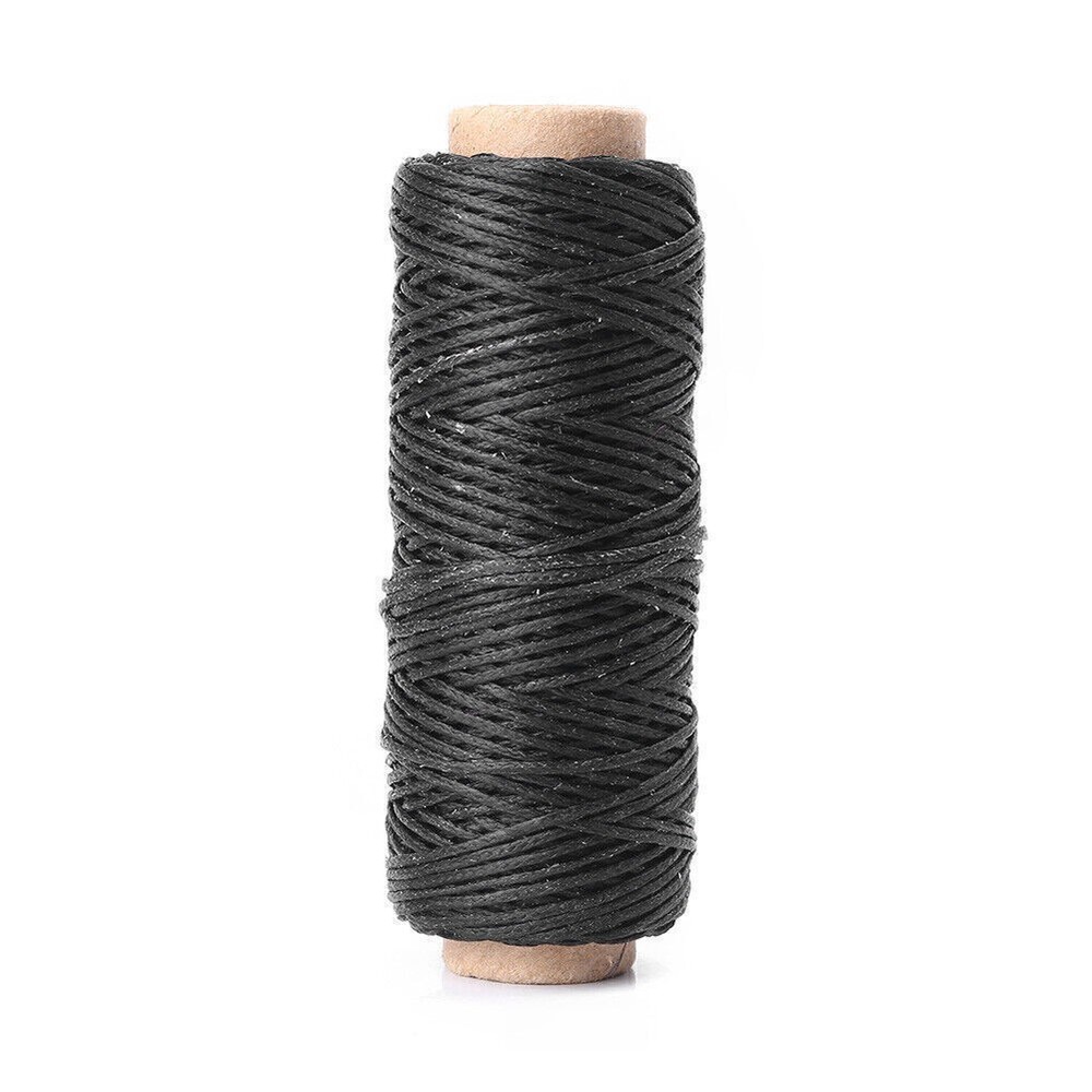 50M 150D 1mm Leather Sewing Waxed Thread Wax String Craft Stitching Cord Tool