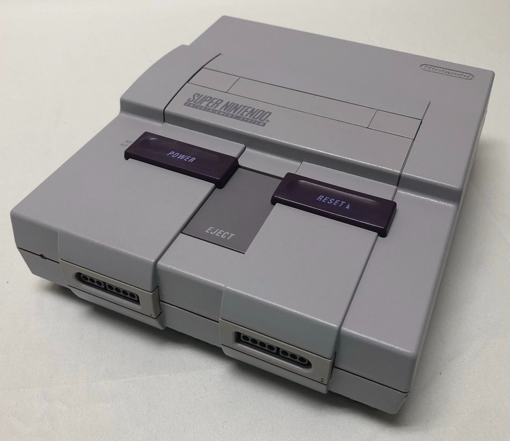 Original Super Nintendo Entertainment System Console SNES Video Game Bundle