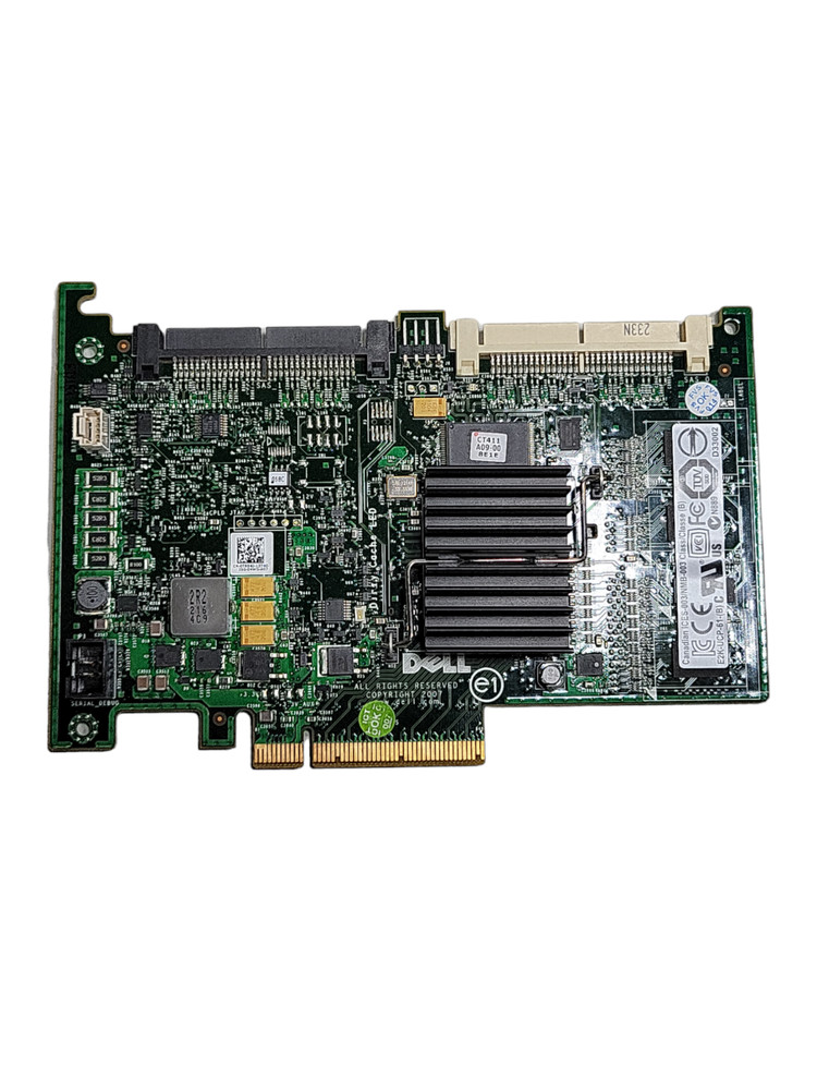 Dell T954J PERC 6/i Integrated RAID Controller Card w/ Cables & Battery