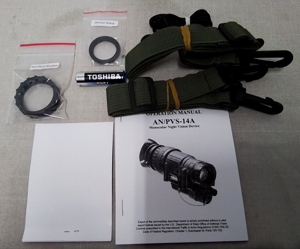AN/PVS-14A Gen 3 US Night Vision Monocular White Phosphor