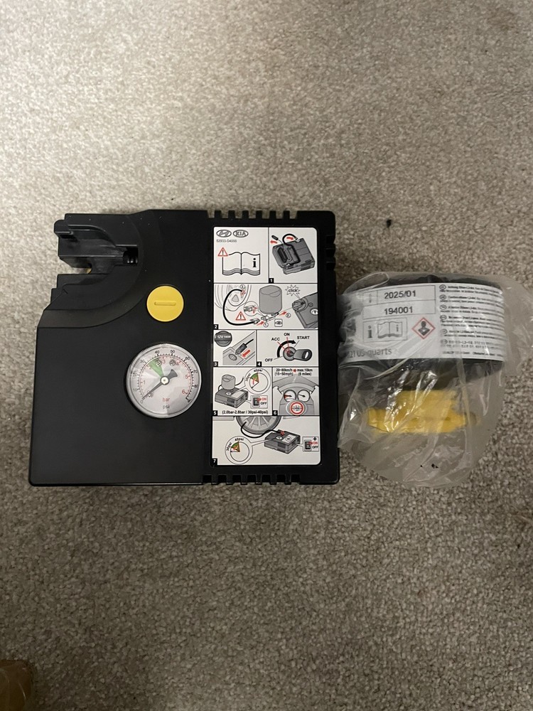 Kia Hyundai Tyre inflator kit