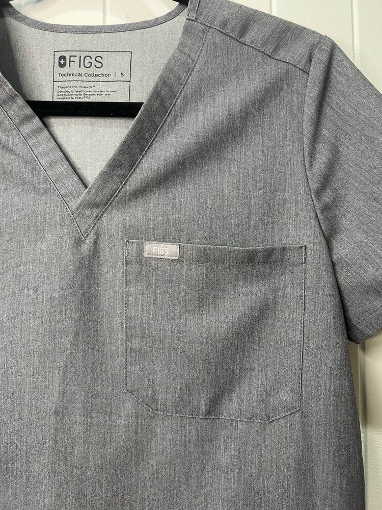 Figs Technical Collection Scrub Set, Graphite Size Small