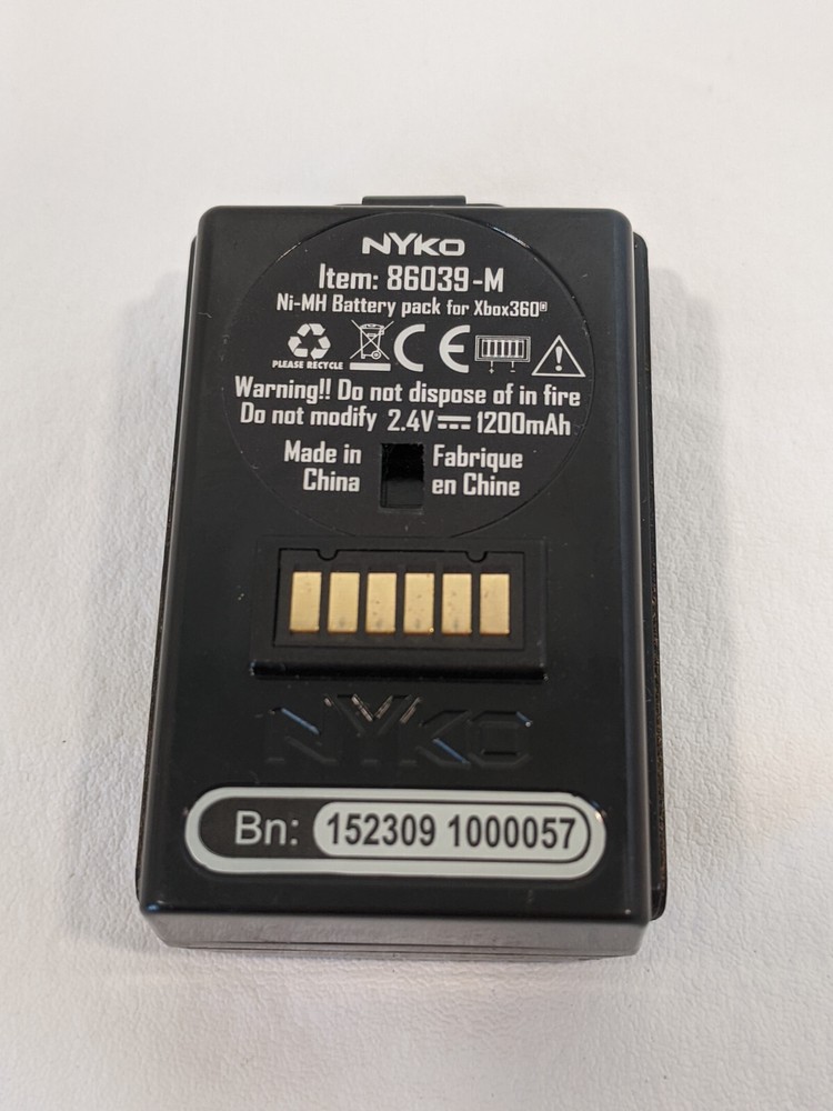 Controller Charge Cable, Battery Pack Chargeable Battery Model# X801982-020