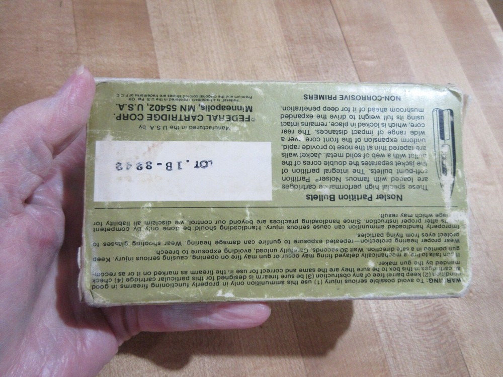 Empty Ammo Box Federal Premium 30-06 Springfield. with insert (W15) #25