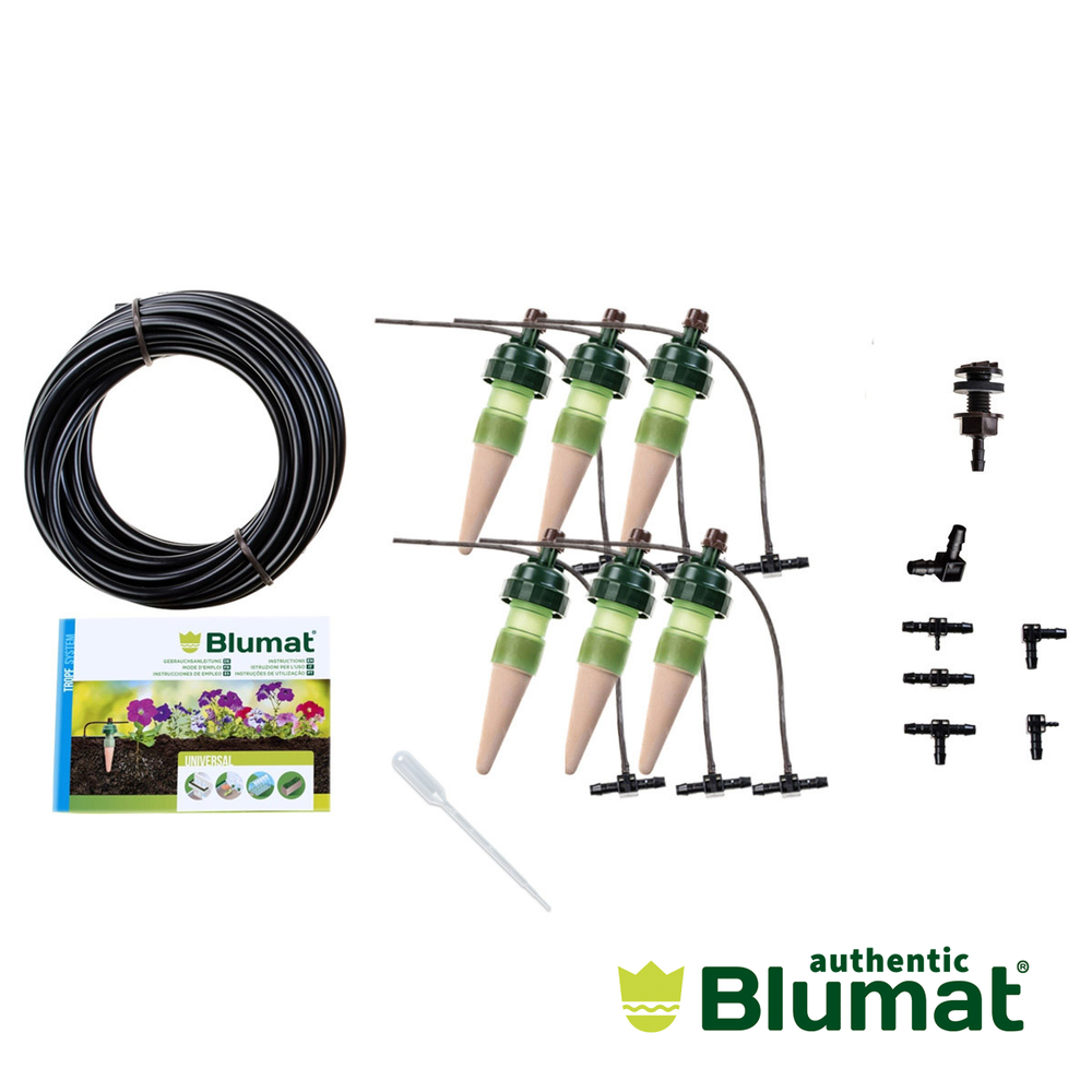 Blumat Self Watering Box Kit - Automatic Drip Irrigation System (6 Tropf Pack)