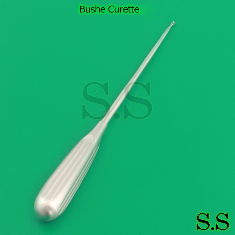 Bushe Curette 25cm + 4mm Surgical Instruments