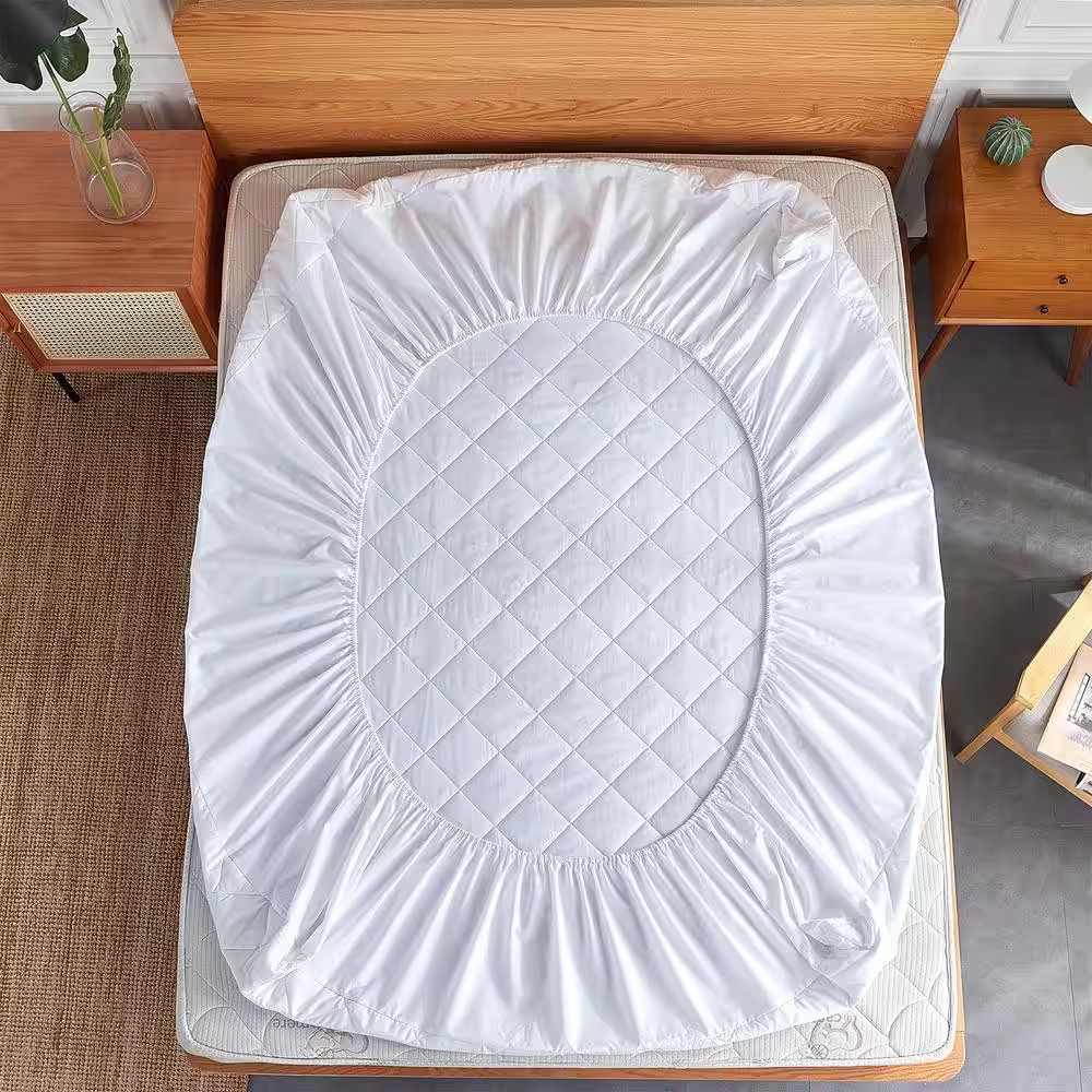 Quilted Fitted King Waterproof Mattress Protector