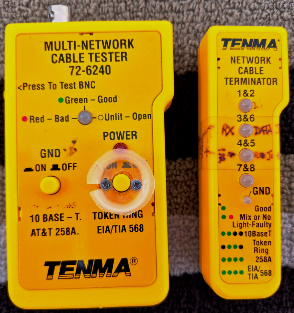 Tenma Enhanced Network Cable Tester 72-6268 with Case