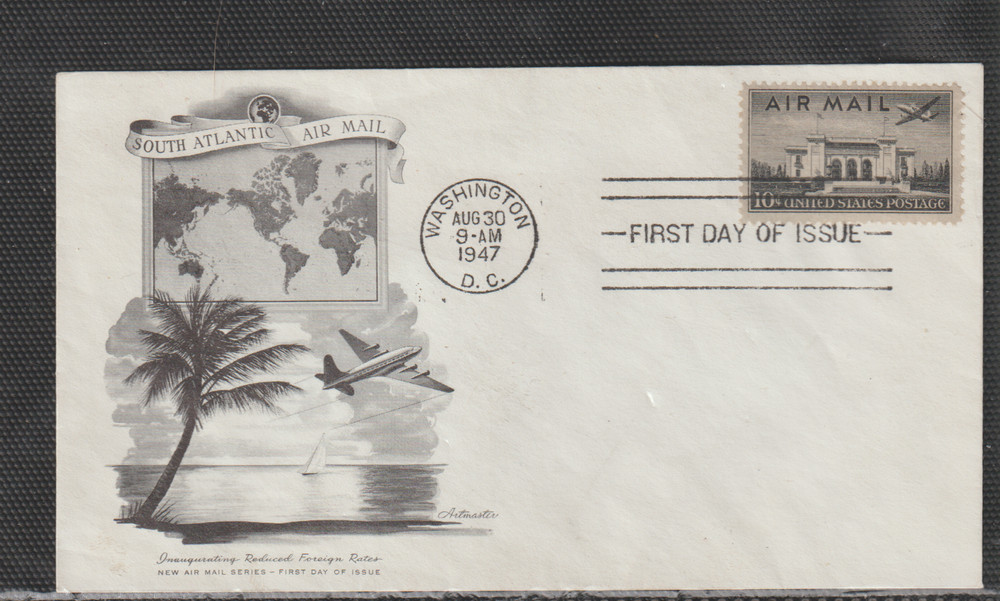 US 1947, C35, FDC VF