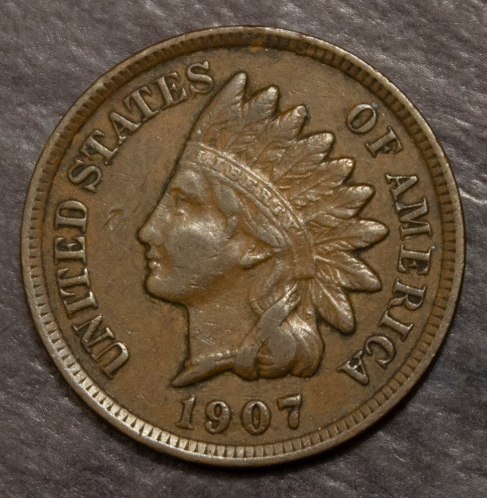 1907 Indian Cent Better Grade  Y3002