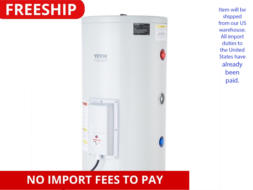 18 Gallon Electric Water Heater Instant Hot 1.6Kw LED Display for Shower