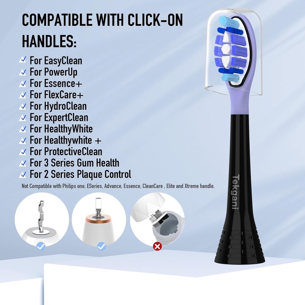 5-Pack Philips Sonicare Toothbrush Replacement Heads – Gentle Multi-Action Clean