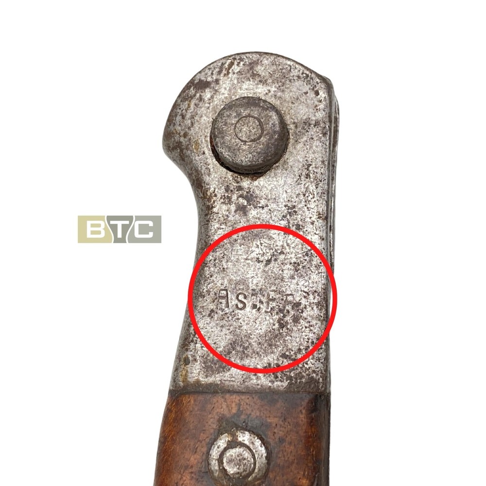Turkish M1890 WW1 Bayonet with Scabbard - Hooked Quillion