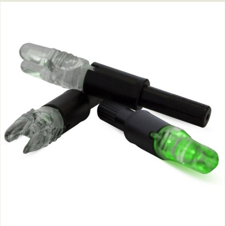 NAP Thunderglo Illuminated Nocks Green 6 Pack