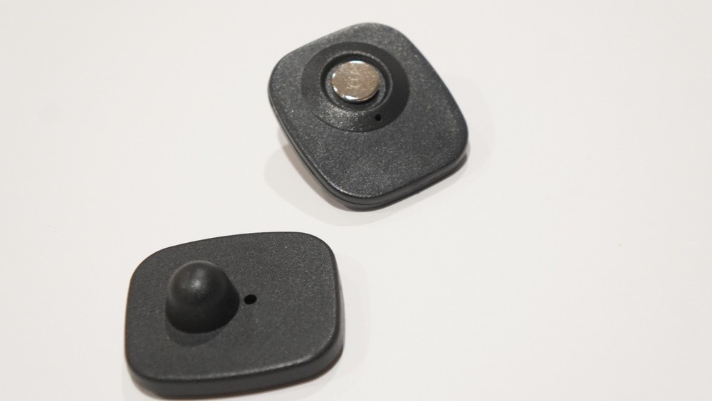 8.2MHZ RF MINI black square SECURITY TAGS 100x suitable for Checkpoint systems