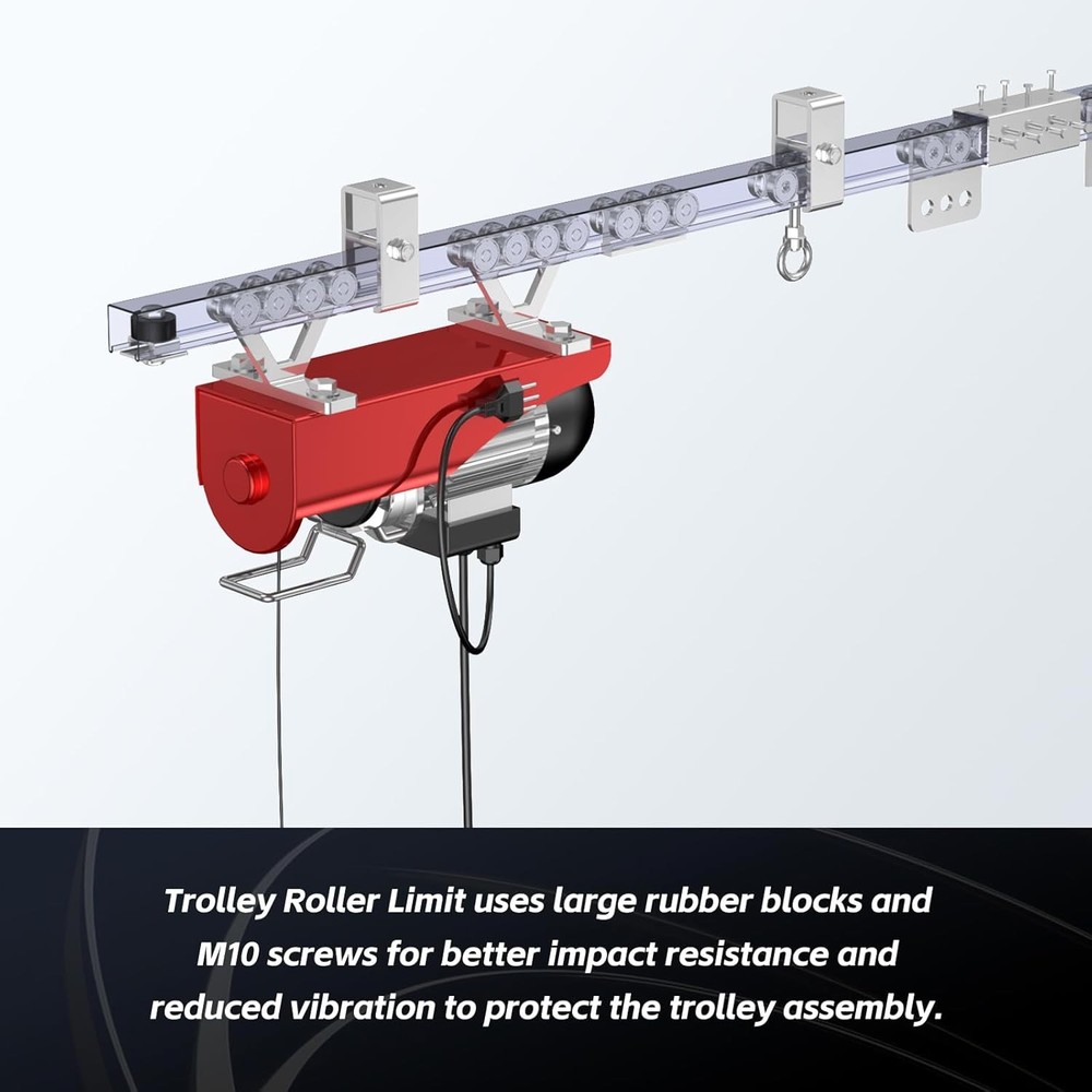 SKTREX Trolley Roller Wheels Limit Assembly Positioning Two in a Pack