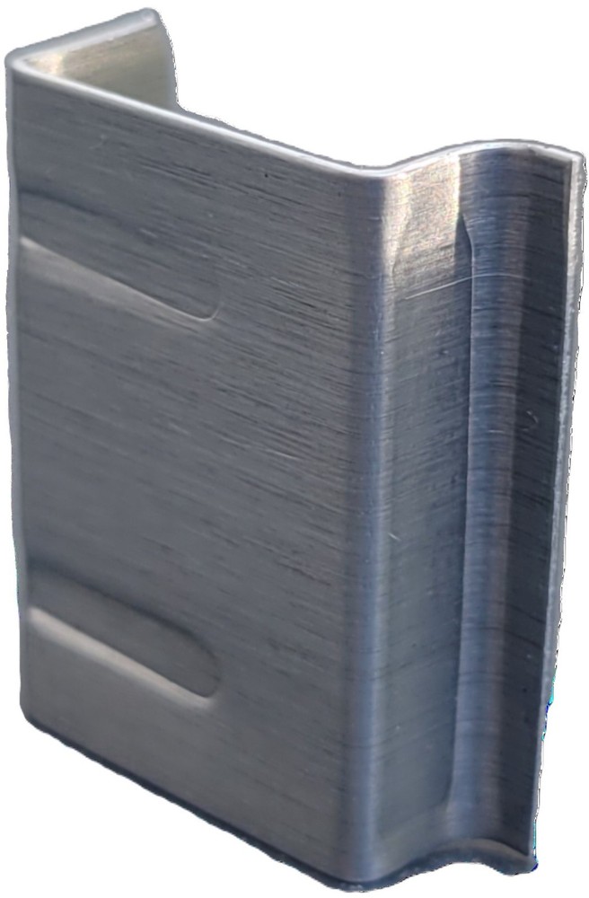 20 Pack -  Square Aluminum Pull Tabs for Window Screens - Mill