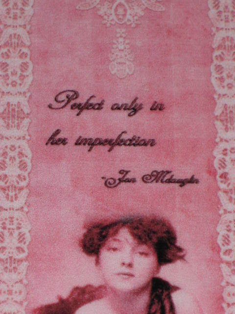 PRIMITIVE VICTORIAN STYLE LAMINATED BOOKMARK