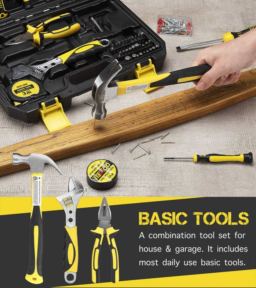 Mechanic Tool Set Socket Wrench Auto Repair Tool Set 168piece Hand Tool Kit Tool