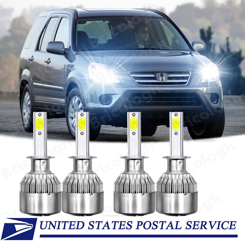 For Honda CR-V 2005 2006 CRV Combo LED Headlight High Low Beam White Bulbs Kit