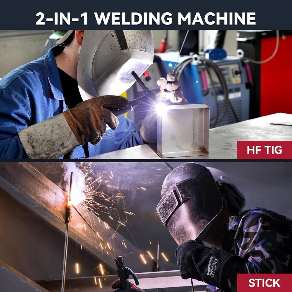 High-Frequency 200A TIG Welder with 2T/4T Function & Enhanced Safety Features