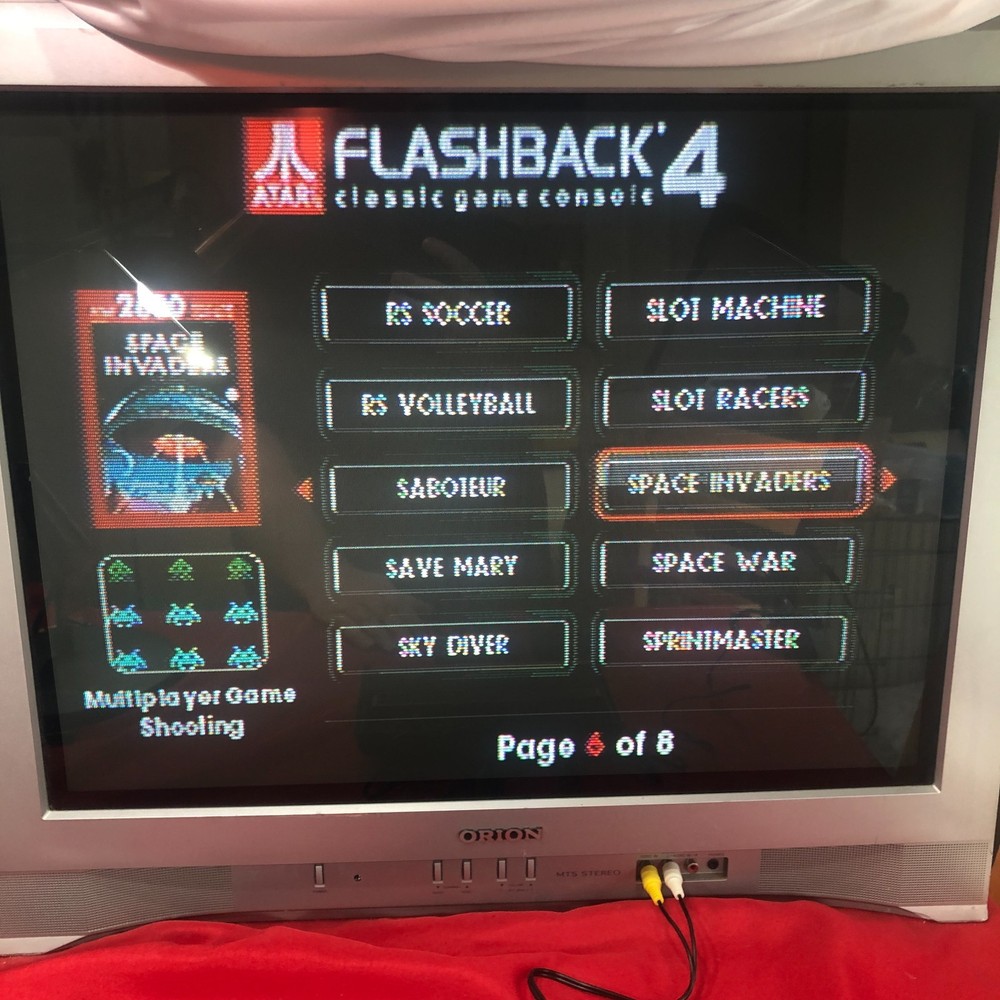 Atari Flashback 4 game console 75 games 2 controllers - VIDEO OF IT WORKING!