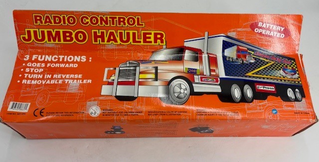 Radio Control battery operated Jumbo Hauler 3 Function