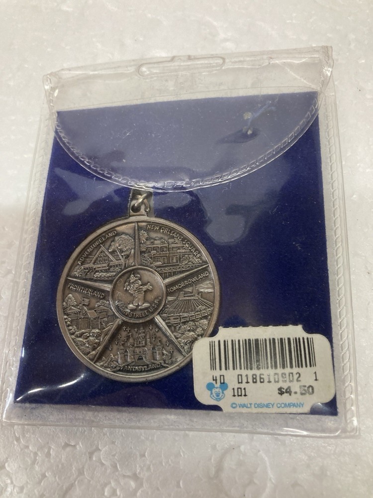Vintage Disneyland Medallion In Original Packaging