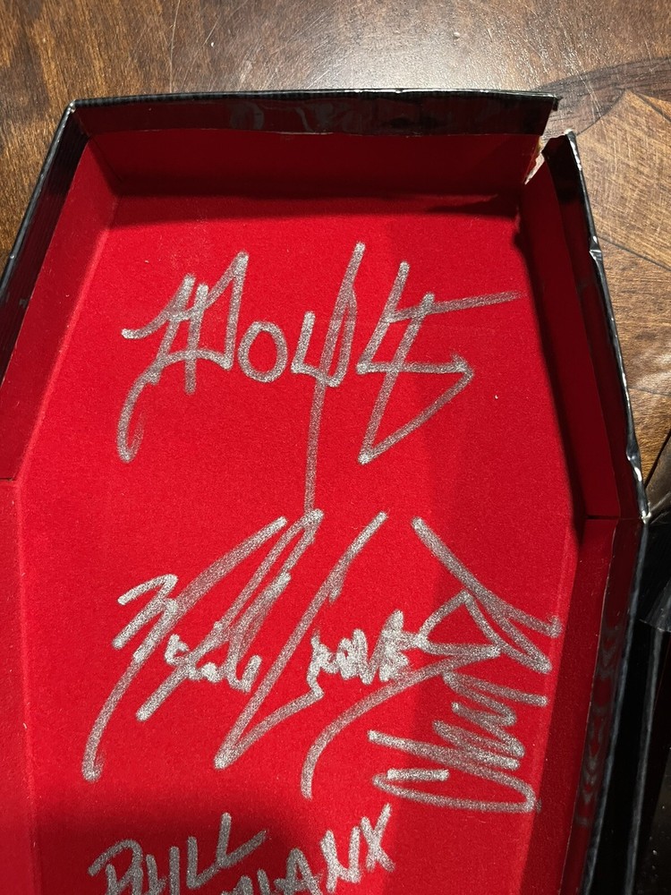 MISFITS Coffin Box Set Autographed Jerry Doyle Michale Dr Chud (Missing CD 1)