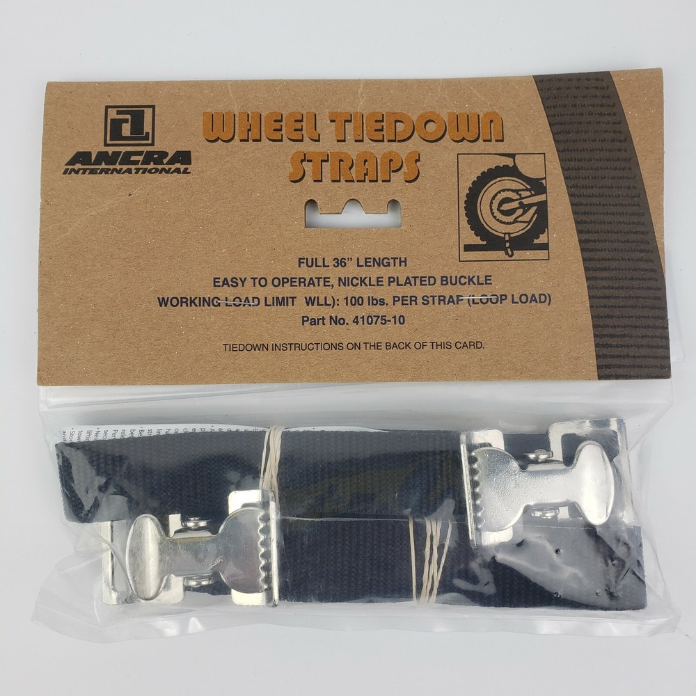 Ancra Wheel Tie Downs Black (41075-10)