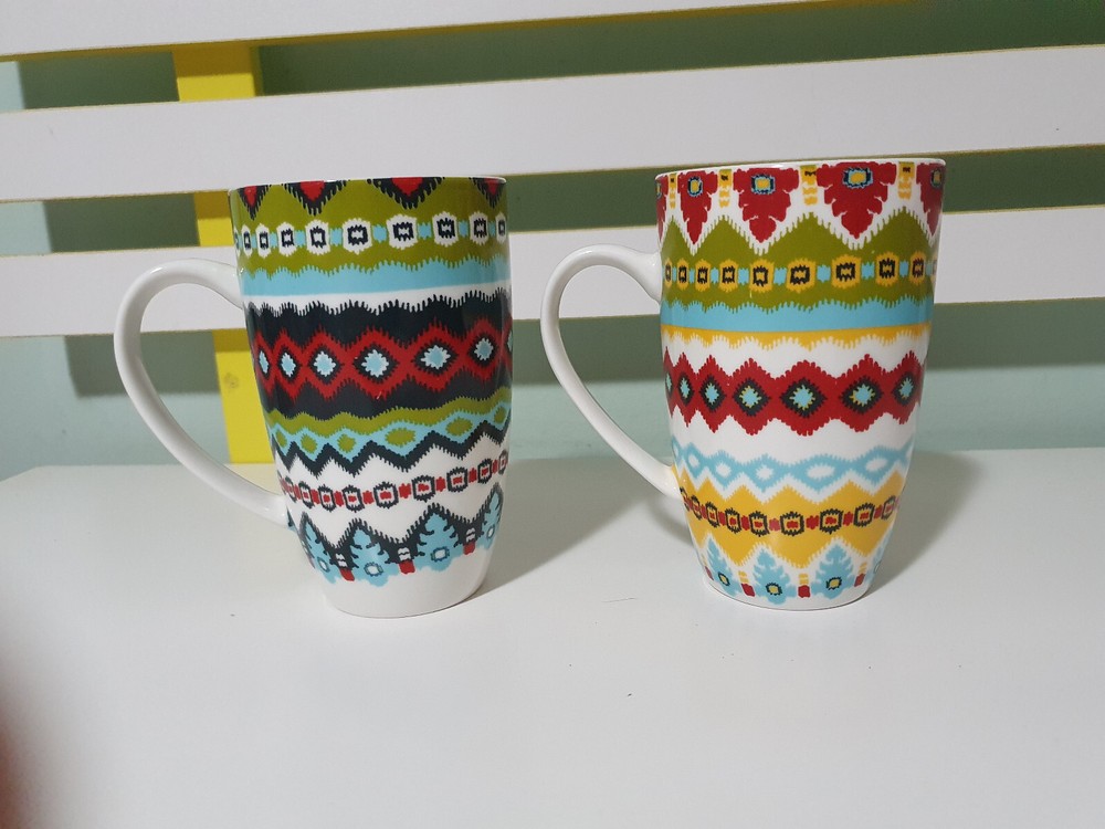 Maxwell & Williams Tapestry Mugs x2 coffee cups