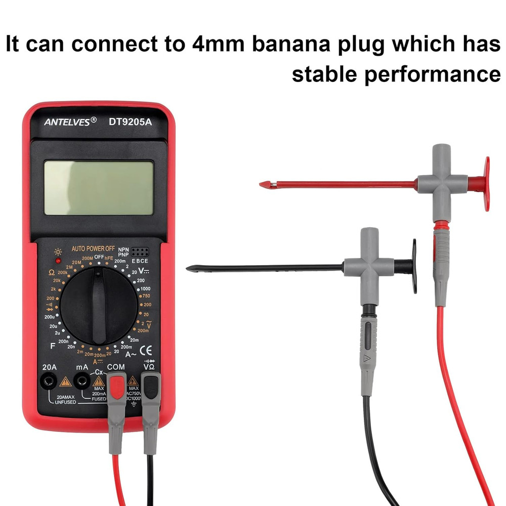 4 Pcs Puncture Probe P5010 Electrical Wire Piercing Test Clip Multimeter Piercin