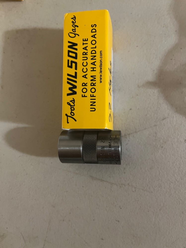L.E. Wilson Case Gage - 22 Nosler