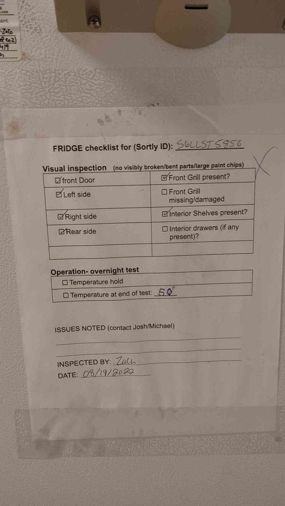 Panasonic SR-L6111W-PA Undercounter Lab Refrigerator
