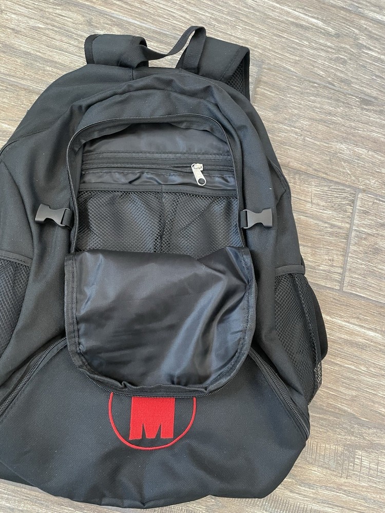 IRONMAN Triathlons, Backpack, Non Race Specific. Features The M-Dot Logo