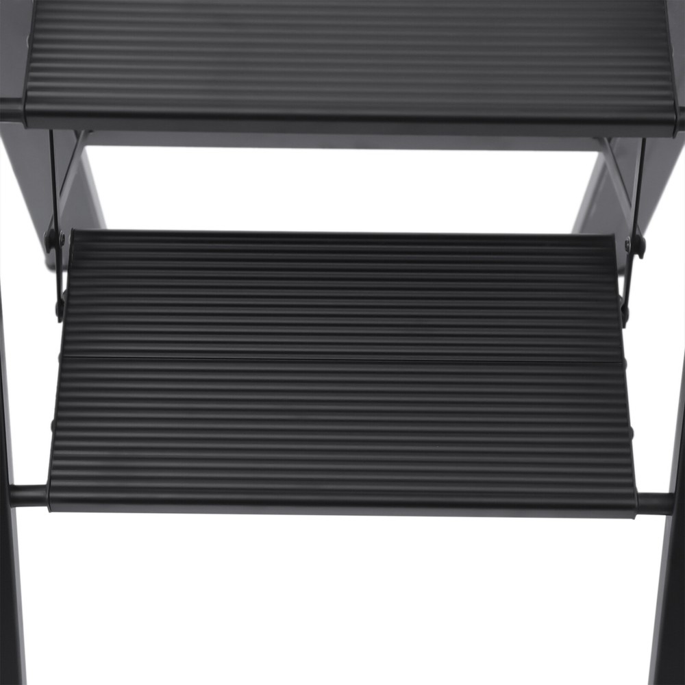 Portable Non-slip 2 Step Ladder Folding Platform Stool 330 lbs Load Heavy Duty